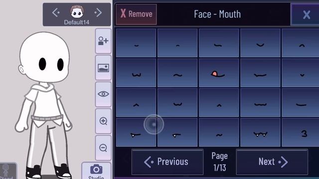 Making Roblox faces in Gacha club! (Part 1?) смотреть онлайн