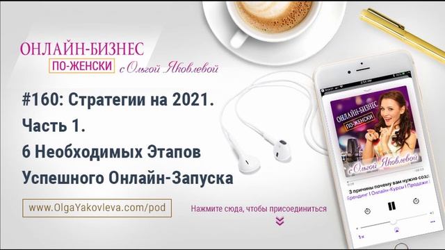 #160: Стратегии на 2021. Часть 1.6 Необходимых Этапов Успешного Онлайн-Запуска смотреть онлайн