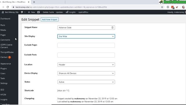 How to Automatically Add Codes Into Header/Footer Wordpress Site смотреть онлайн
