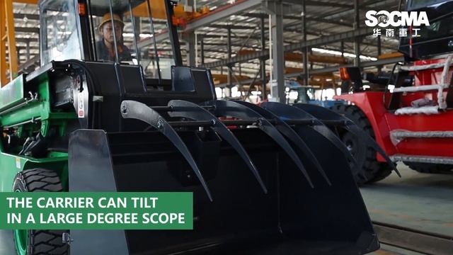 SOCMA's Mini Telescopic Forklift: Compact Power Unleashed!