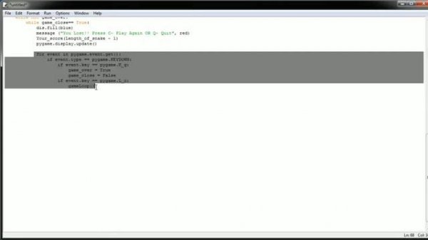 How to Make your own Snake Game using Python IDLE and PyGame. With Source Code and Music by Swayam.