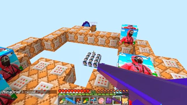 Я И МОЯ ДЕВУШКА ИГРАЕМ В ИГРУ В КАЛЬМАРА В МАЙНКРАФТ СУПЕР БИТВА ЛАКИ БЛОК ИГРА В КАЛЬМАРА ТРОЛЛИНГ смотреть онлайн