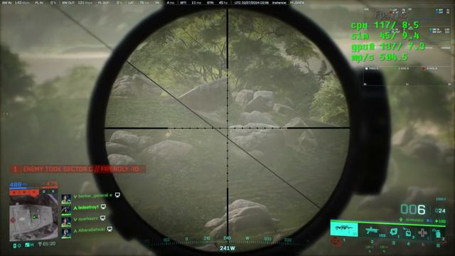 RTX 4060 8GB + BATTLEFIELD 2042 + 1440P LOW + DLSS ON + I 5 8600K + RAM DDR4 32GB смотреть онлайн