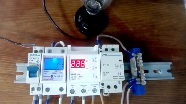 Подключение контактора к реле напряжения RBUZ. Как подключить контактор к реле контроля напряжения? смотреть онлайн
