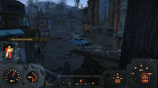 Fallout 4 - beating Concord's deathclaw on survivor difficulty. смотреть онлайн