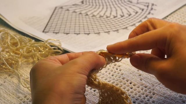 Фантазийный шарф в тунисской технике,Tunisian Crochet Scarf (шаль №93)