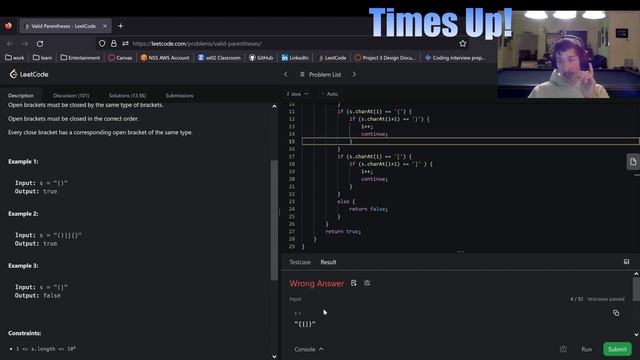 Ep1 - LeetCode Log - Valid Parentheses смотреть онлайн