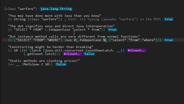 Learn Clojure 19. Java Interop - Clojure Koans Walkthrough in Light Table IDE смотреть онлайн