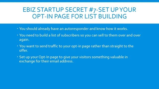 07 Option Pages - Online Start-Up Secrets Tutorial! смотреть онлайн