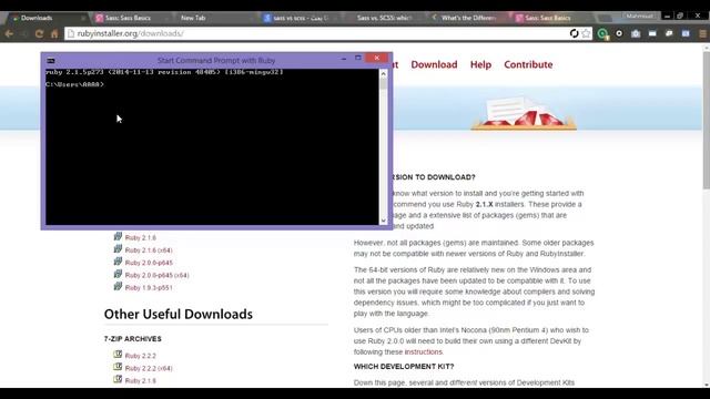 1- Front-End Tools - SASS (part 1) смотреть онлайн