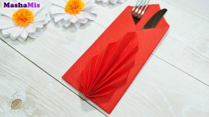 Как КРАСИВО сложить САЛФЕТКИ. Сервировка стола. Конверт из салфетки.