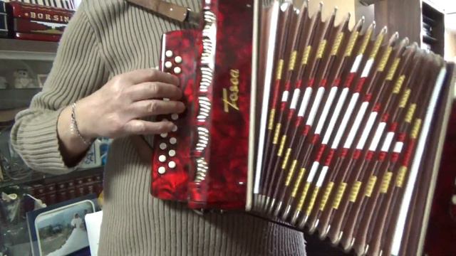 TOSCA diatonic button accordion 8 bass the key is C/F made in Germany смотреть онлайн