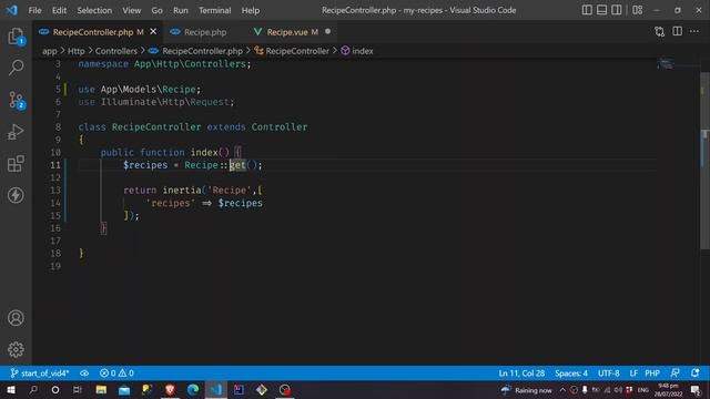 Laravel 9, Inertia, Vue3 #4 - Retrieve and Render Data смотреть онлайн