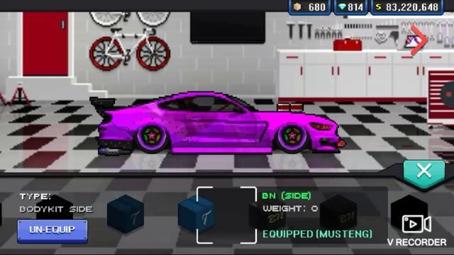 Pixel Car Racer (2)how to make a fast mustang with backfire смотреть онлайн