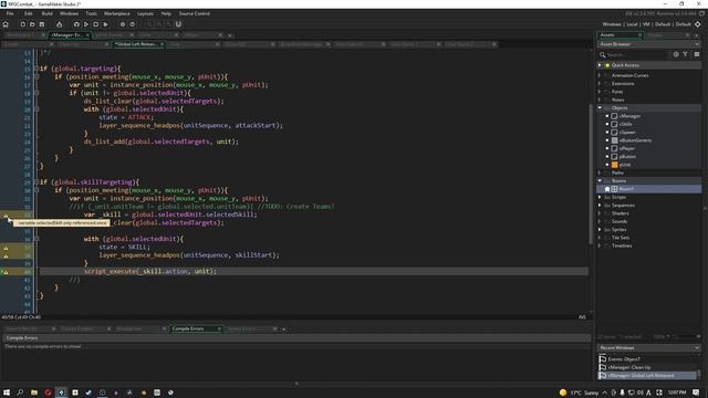 [GMS2] Make a Turn-based RPG Combat System in GameMaker Studio 2 (p.35 Skills p3)| FunBox смотреть онлайн