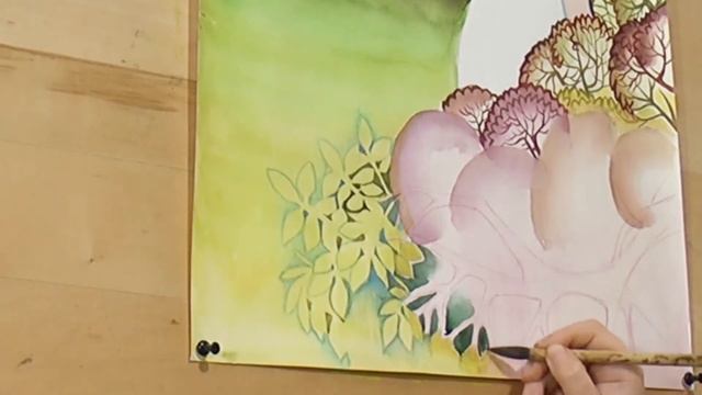 Persephone, part 2, watercolor painting, Персефона, часть 2, живопись акварелью, irishkalia смотреть онлайн