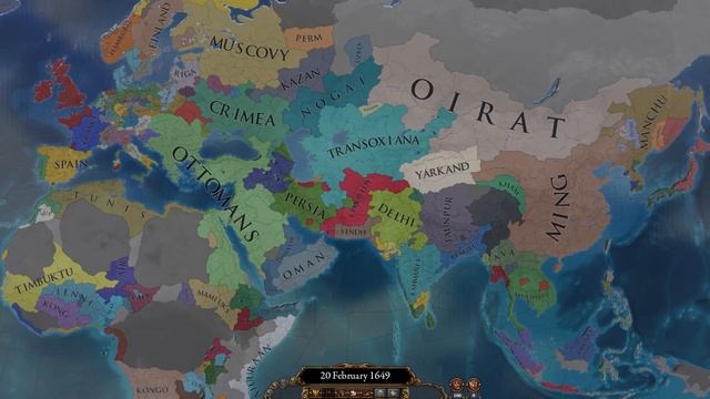 EU4 But the Earth is Flat - AI Only Timelapse смотреть онлайн
