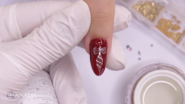 Mẫu Nail Noel 2021 - ANALIA Nails смотреть онлайн