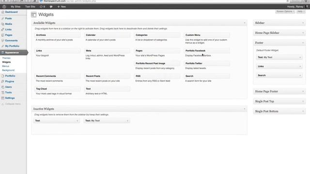 Working with WordPress Widgets смотреть онлайн