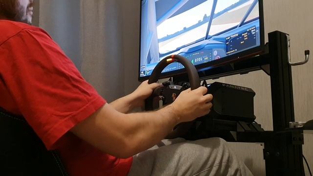 Fanatec Podium DD1 & Porsche 918 Wheel testing смотреть онлайн
