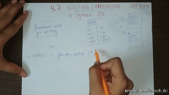 Writing and Appending data file | Python class 12 | Chapter 4 #4.7 смотреть онлайн
