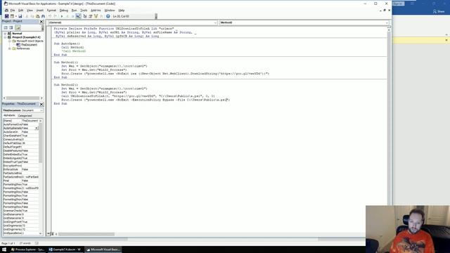 Demo 17 - Fileless Malware Attack Chain - VBA, WMI, and PowerShell смотреть онлайн