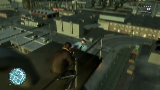 GTA 4 - funny & brutal ragdoll + five star rampage смотреть онлайн