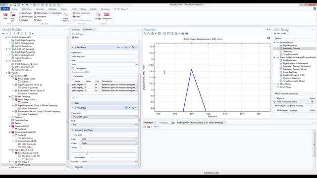 Вибрационный анализ в COMSOL Multiphysics® смотреть онлайн