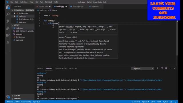 Python Variables (Global Variables) смотреть онлайн