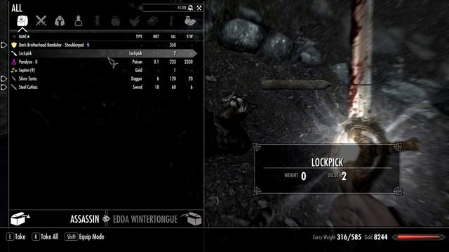 Skyrim Outtake - Do you want something? смотреть онлайн