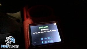 Копирование ключа DAF чип ID 48 программатором авто ключей JMD Handy Baby Key copy machine