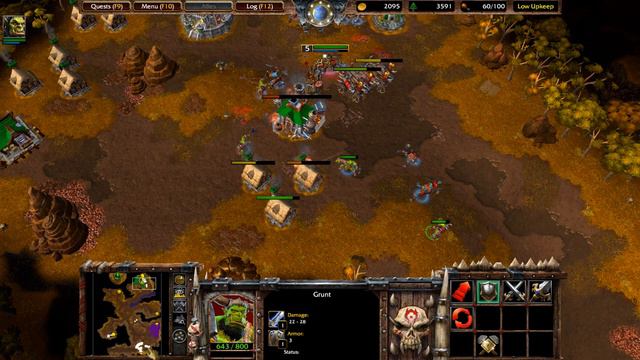 WarCraft 3 Reforged Orc Campaign (Hard Difficulty) Chapter 3: Cry Of The Warsong смотреть онлайн