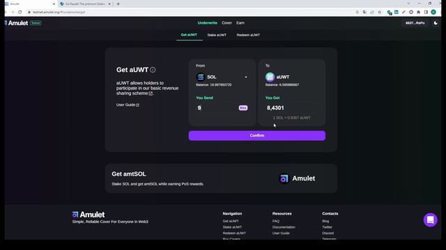 Amulet Protocol: Как застейкать токен? смотреть онлайн