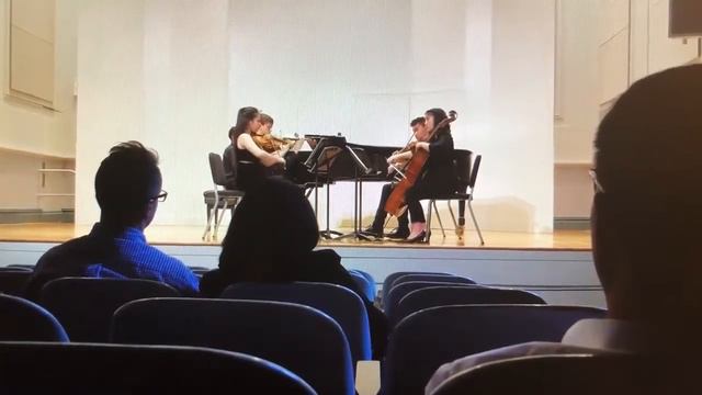 Dvorák Piano Quintet No. 2, 2nd mvt, at the Manhattan School of Music смотреть онлайн