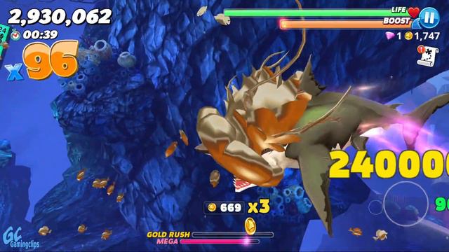 MEGALODON Unlocked In Hungry Shark World