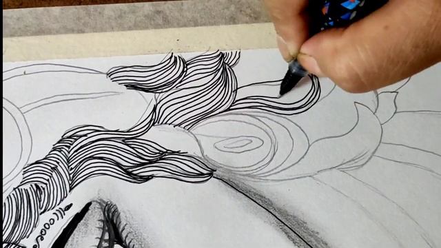 Mandala Art #Haw To Draw Srikrishna Drawing In Mandala Art#style With Beauty