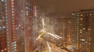 Крутой фейерверк/ Новый год / С Новым Годом!/ Happy New Year! Салют на Новый год/ Салют в Москве