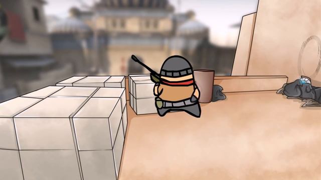 CS:GO МУЛЬТИК: ТИПИЧНЫЙ DUST 2 смотреть онлайн
