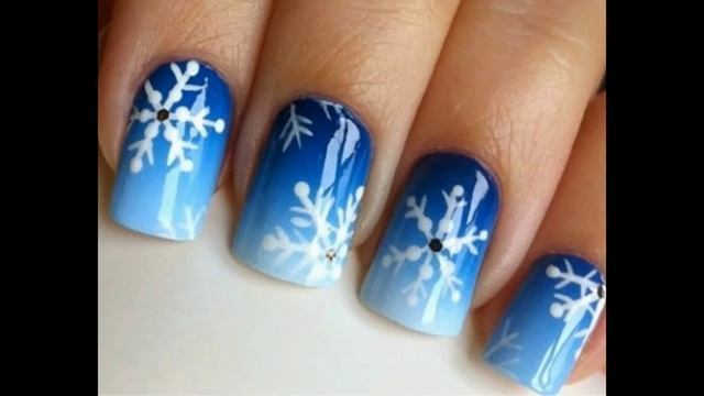 Новогодний маникюр. Nail art designs. Модный маникюр на Новый год. НОВИНКИ! смотреть онлайн