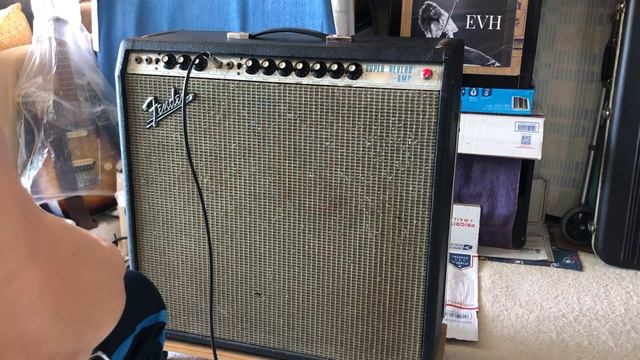 1969 Fender Super Reverb amp after recaps repair смотреть онлайн