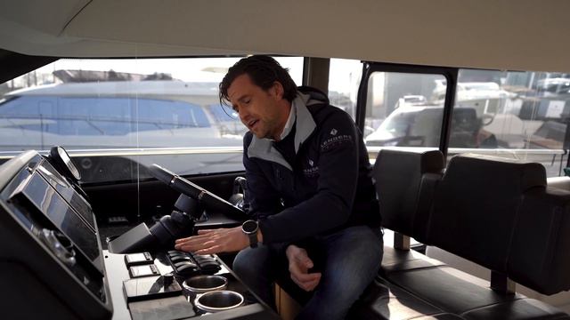 Prestige 520 Flybridge Motor Yacht Video Tour Walk Through by Mike Simons - Lengers Yachts
