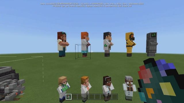 All 20 NPC Characters From Spawn Egg 51 [Minecraft Bedrock Edition]