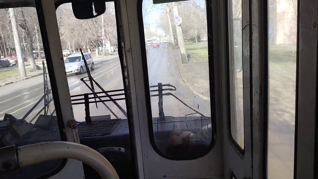 Долгая поездка. Троллейбус Самары поездка на троллейбусе ЗиУ 682г[ГОО] борт. номер 62 маршрут 12. смотреть онлайн