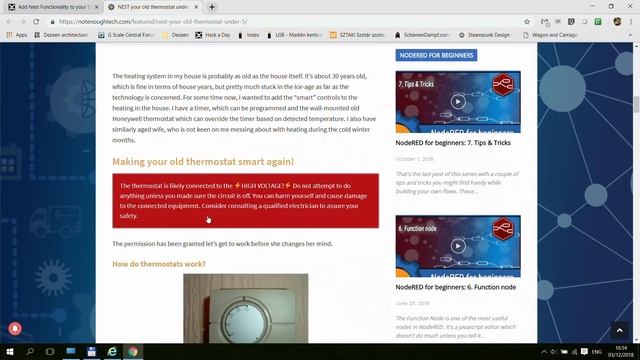 Integrate Beca Modbus thermostat with Node-Red with Nest like UI смотреть онлайн