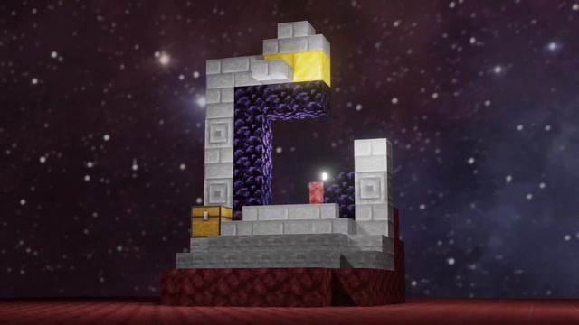 Step into the Mysterious World of Minecraft's Ruined Portal with a 3D Preview Paper Model! смотреть онлайн