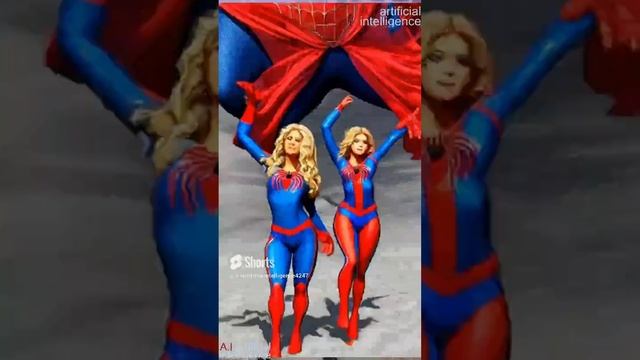 Shakira and Clara Chía dressed as spiderman dancing #toca #anime #animation #dance #fyp #trending смотреть онлайн