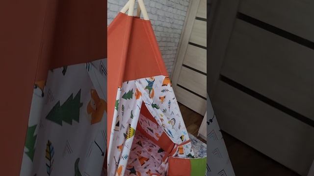 Детский домик вигвам Лисичка смотреть онлайн