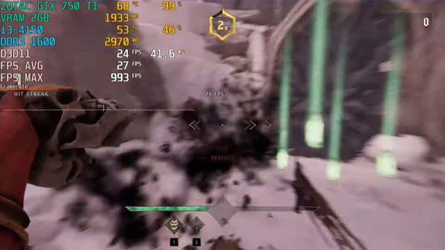 Metal Hellsinger ON GTX 750 Ti