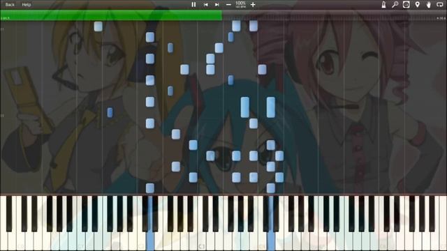 [Synthesia] Akita Neru, Kasane Teto & Hatsune Miku - TRIPLE BAKA! (TehIshter) (Piano) [Vocaloid] смотреть онлайн