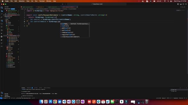Create Register Form in Angular using Tailwind CSS | Angular Validation | Mean Stack Auth Part 9 смотреть онлайн